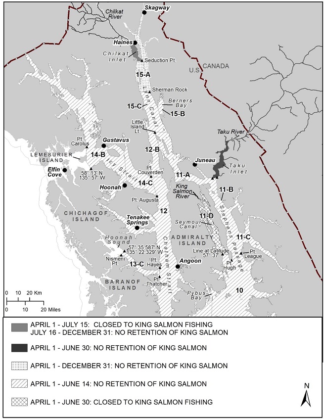 Sport Fishing Regulations For King Salmon  In Southeast Alaska And  The Haines/Skagway Area For 2022